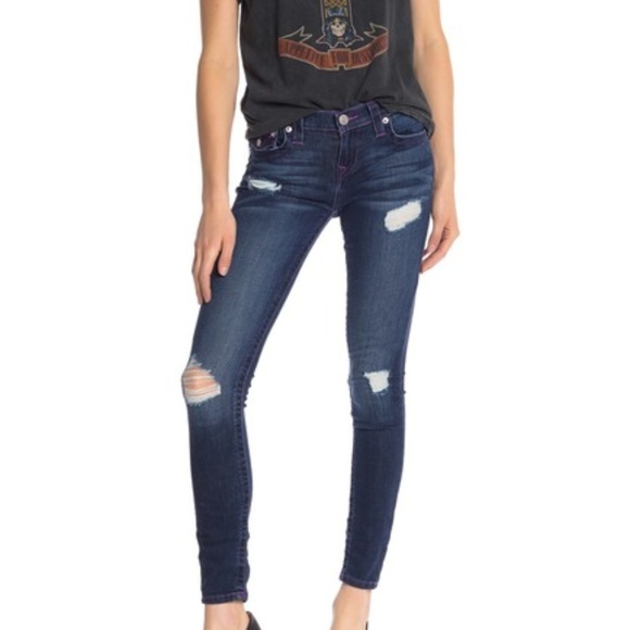 True Religion Denim - True Religion – Super Skinny Distressed Jeans